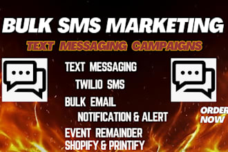 send bulk sms marketing campaign, text message, twilio sms, sms and bulk sms