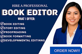 developmental edit, proofread, format children book, thriller, story editing