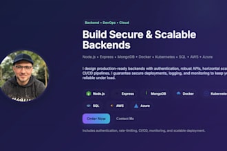 build secure and scalable backend with node js and mongodb
