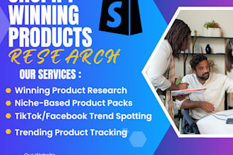 conduct professional shopify product research to find winning products