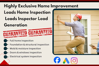 generate home inspection leads inspector leads home improvement lead generation