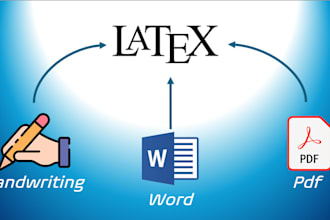 convert any document into professional latex format