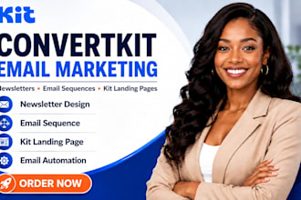 convertkit newsletter convertkit email sequence expert kit landing page