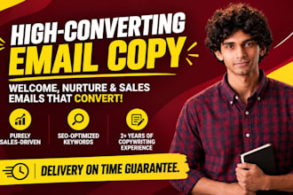 write sales email copy and sequences