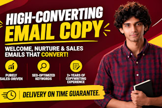 write sales email copy and sequences