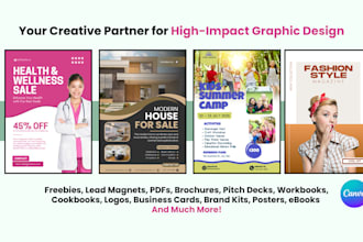 design compelling ebooks, workbooks, lead magnets and pdfs in canva
