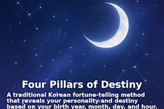 read your korean four pillars of destiny