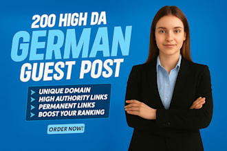 do SEO backlinks through german guest posts high da german link building