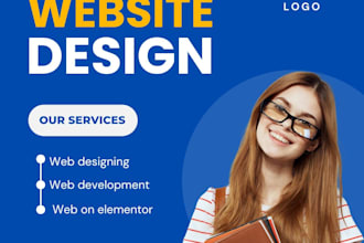 design wordpress elementor website