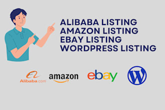 do seooptimized product listing on alibaba,amazon ebay