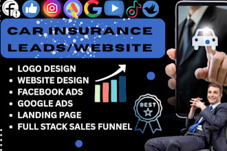 generate car insurance leads truck insurance  website car auction website