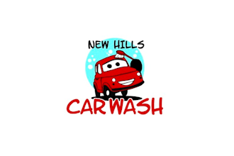 design premium classic car wash logo