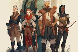 draw your dnd party