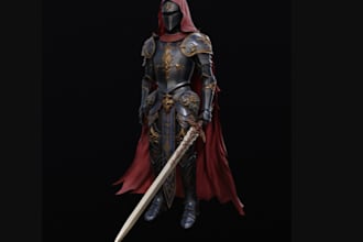 minis 3d for game,rendering,retopology,animatronic 3d model,fnaf,obs,3d orc,stl