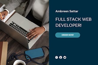 be your full stack web developer