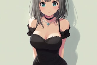 draw anime or manga character design