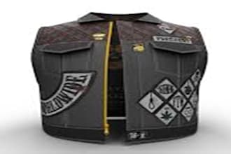 create fivem clothing, mc kuttes with patches biker vests, fivem mlo fivem chain