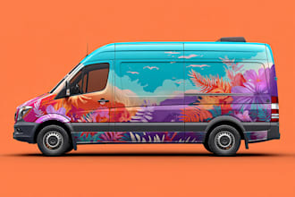 design a platinum quality vehicle wrap