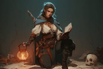 draw d and d character according to your requirements