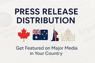 do canada australia uae india press release distribution