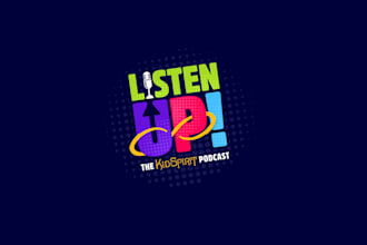 design magazine teen video podcast logo