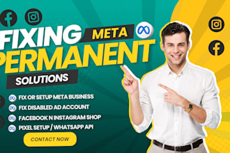 permanently fix fb ad account and meta business suite restrictions