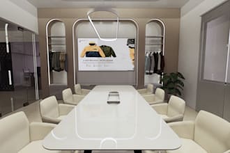 design and render 3d interiors for your space