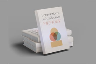design a clean, minimal, and modern book cover and kindle