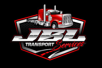 design beautiful transport services logo