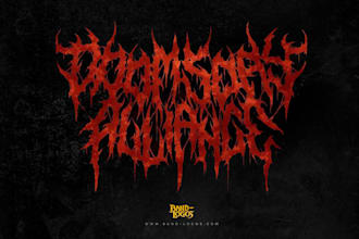 design a professional and detailed death metal logo
