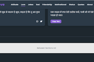 create a premium shayari blogger theme with SEO optimization