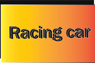 design professional racing car wrap car poster design and sports car wrap