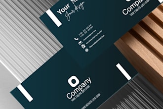 design modern and professional business card