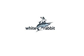 design awesome white rabbit logo