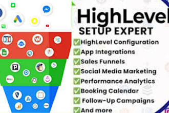 be your go high level expert, click funnel and automation