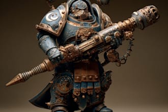 customize your 3d warhammer 40k, aos, dnd or other miniature models