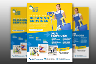 design urgent corporate flyer cleaning pressure wash roofing solar lawn care