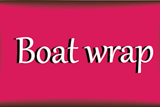 design professional vehicle wrap, boat wrap, car wrap, jet ski, yacht