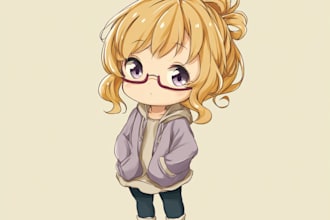 do chibi anime character or fanart