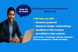 do professional qualitative, quantitative research methods and analysis