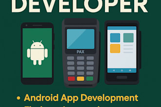 develop android apps with kotlin firebase and pos device support