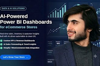 create an ai powered power bi dashboard for your ecommerce stores