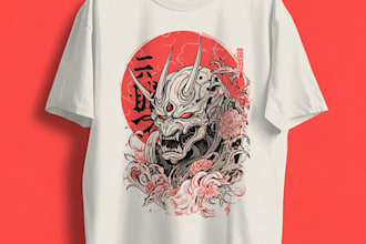 make japanese t shirt design for your clothing brand
