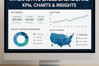 create dynamic excel dashboard with interactive charts