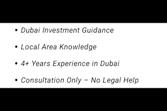 guide you for smart business or property investment in dubai