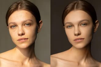 do photo editing, image retouching, photo clean up, and dust scratch removal