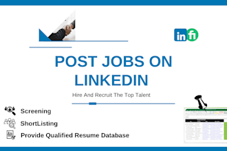 post jobs on linkedin to hire and recruit the top talent
