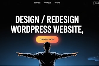create or redesign a responsive wordpress website