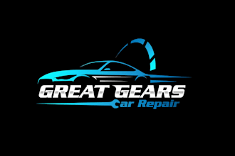 make an eye catching logo for car service, garage, or auto brand