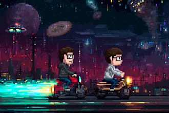 create custom pixel art animation for you